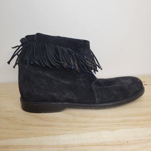 Henry Cuir for Barneys New York black booties 38